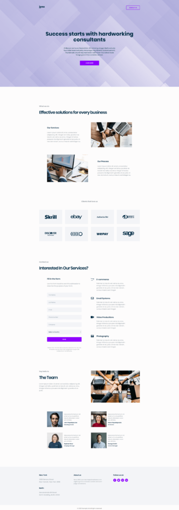 Business Solutions Template