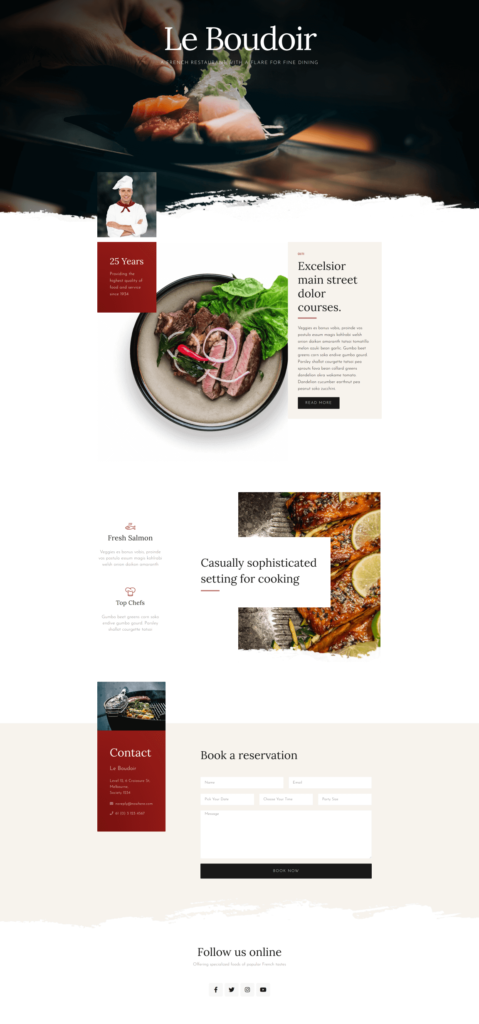 French Restaurant Template