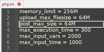 Increase Post Max Size - PHP INI