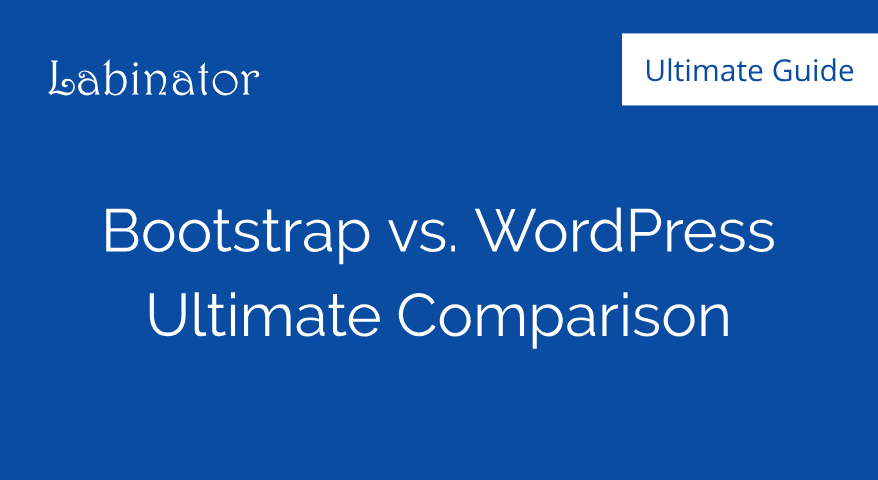 Bootstrap and WordPress Ultimate Guide Thumbnail