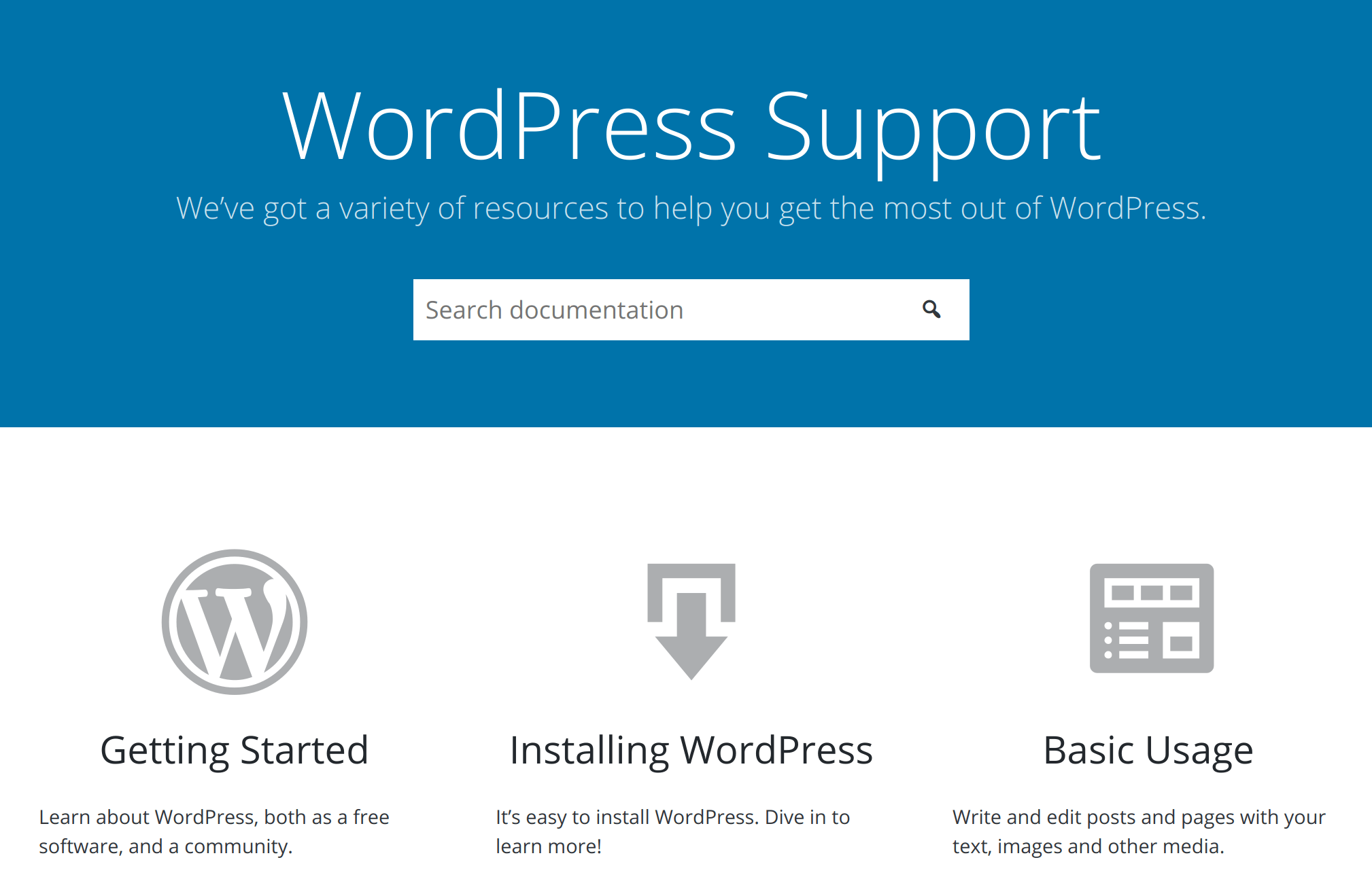 WordPress-org Support