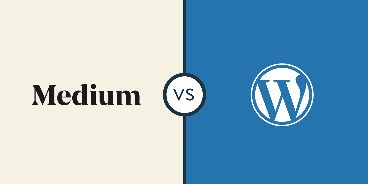 Medium Vs. WordPress Banner